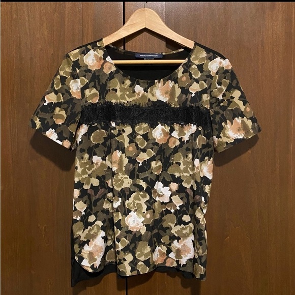 French Connection Tops - French Connection Floral Blouse Size L